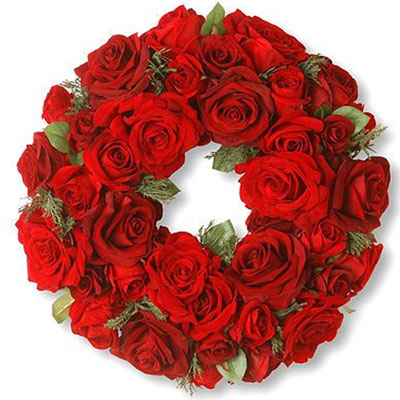 "Flower Arrangement with 80 Red Roses and Fillers - Click here to View more details about this Product